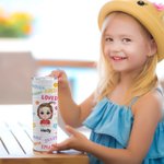 Personalizzato ricompensa bambini incoraggiare elementi fiore carino dritto Skinny Tumbler Back to School regali riutilizzabili bottiglia d'acqua