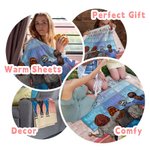 Personalized The Love Between Mother And Daughter Is Forever Blanket for Mother's Day Thanksgiving Day Gift
