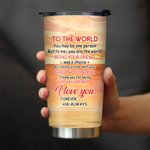 Personalizzato Fall in Love with Each Other Old Couple Sunset 20oz Tumbler Compleanno Uso quotidiano