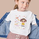 Personalised Tag Wall Student Girl Boy New Semester Begins Kid T-shirt School Season