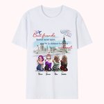 Personalizzato Best Friends Forever Never Apart Sisters T-shirt Anniversario Viaggio 1
