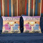 Henkilökohtainen Sinä ja minä saimme tämän parin Beach Holiday heittää tyynyn kansi vuosipäivä lahja Home Decoration