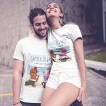 Personalized Beach Holiday Vacation Couple You and Me T-shirt  Anniversary Gift