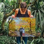 Personnalisé je t'aime pour toujours vieux Couple automne feuilles tombées affiche sans cadre peinture noël peinture décorative