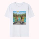 Gepersonaliseerd Jij en Ik We Hebben Deze Zomer Vakantie T-shirt voor Paren