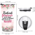 Personalised Tumbler Besties Cheers Flowers Best Friends 20oz Tumbler Gift for Her Bestie Gift