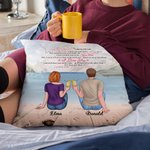 Personnalisé le couple je t'aime pour toujours et toujours jeter taie d'oreiller petit ami cadeaux canapé décor