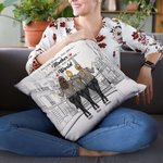 Personalized to the World You are a Mother but to Us You are the World Beach View and Rainbow Throw Pillow Cover