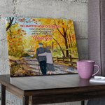 Personnalisé quel que soit l'âge que nous obtenons vieux couple feuilles d'érable affiche sans cadre peinture anniversaire saint valentin mur 