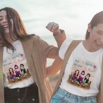 Camiseta personalizada Besties Sitting On The Wooden Bridge You're My Person Regalo para viaje de Besties