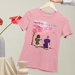 Personalized Eternal Love Young Couple Tree T-shirt Anniversary