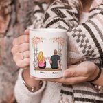 Personalized Swing Couple Together for Years Love Story White Ceramic Mug Couple Gift Dishwasher and Microwave Safe