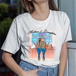 Personalized Mother and Daughter Eternal Love Shop Window T-shirt Birthday Travel