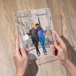 Décoration de Bureau Plaque Personnalisée avec Image Mère et Fille Cadeau Anniversaire Fête pour Femme