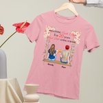 Coppia personalizzata che fa oscillare l'amore per molti anni T-shirt regalo di anniversario