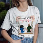 Personalizzato giovane coppia cucire insieme maglietta tifo compleanno usura quotidiana