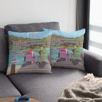 Personalisierte Liebeserklärung Lyrik Poesie I Love You Lakeside Holiday Throw Pillow Cover Valentinstagsgeschenk für Wohnzimmer