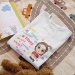 Personlig Flicka Pojke Första skoldagen Skylt Tillbaka till skolan Gåva Barn T-shirt Examen Daglig klädsel