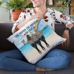 Personnalisé comme mère comme fille Oh merde jeter taie d'oreiller cadeau de la fête des mères pour le salon