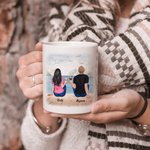Personalized You and Me We Got This Couple Beach Vacation White Ceramic Mug Valentine's Day Coffee Mug