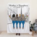 Cadeau personnalisé pour la fête des mères et la fille Meilleur ami du monde Aller faire du shopping pour la peau
