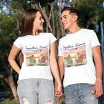 Personalised Together for Years Sunset Summer Beach Vacation Couple  T-shirt