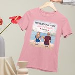 Personalizzato Marito e moglie viaggio giovane coppia tifo T-shirt San Valentino