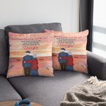 Personalized I Love You No Matter  How Old We Get Romantic Love Story Throw Pillow Cover for Living Room