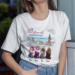 Personalizzato Best Friends Forever Never Apart Sisters T-shirt Anniversario Viaggio 2