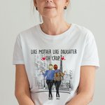 T-shirt personnalisé de promenade de ville de fille de mère d'ami de famille voyage de jour de mère