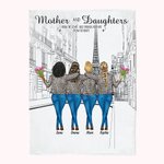 Cadeau personnalisé pour la fête des mères et la fille Meilleur ami du monde Aller faire du shopping pour la peau