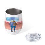 Personalized Vacuum Insulated Wine Tumbler To The World You Are A Mother But To Your Family You Are The World  Mother's Day