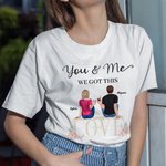 Couple personnalisé Cheer You and Me We Got This Love Story T-shirt Saint Valentin Daily Wear