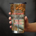 Personnalisé Vieux Couple Confession Sincère Accompagner Les Feuilles D'automne 20oz Tumbler Anniversaire Usage Quotidien