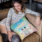 Personalized Are We Drunk Besties on Beach Throw Pillow Cover Friendship Gift for Living Room
