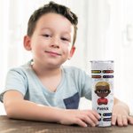 Personalized Reward Children Encourage Game Elements Straight Skinny Tumbler Back to School Gifts