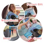 Gepersonaliseerde Moeder en Dochter Beste Vriend Voor Altijd Shopping Deken Moederdag Thanksgiving Day Gift voor haar