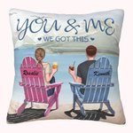 Personalized Your and Me We Got This Beautiful Scenery Iceberg Throw Pillow Cover Birthday Gift for Living Room