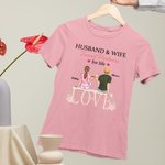 Maglietta personalizzata di San Valentino per i partner di viaggio di marito e moglie: amore eterno