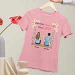 Gepersonaliseerd koppel Cheer Love Story Swinging Together T-shirt Verjaardag Sport