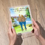 Personifierad Bästa Mamma Döttrar Resa Hill Lake Akrylplatta Födelsedag Skrivbords prydnad