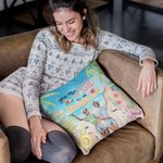 Personnalisé Best Friends You're the She to My Nanigans Throw Pillow Cover Gift for Friend Sofa Decor