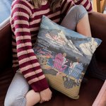Poème d'amour personnalisé je t'aime neige montagne paysage vacances jeter taie d'oreiller anniversaire cadeau canapé décor 4