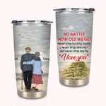 Spersonalizowany kubek I Love You No Matter How Old We Get Couple 20oz do gorących i zimnych napojów Świąteczny prezent urodzinowy