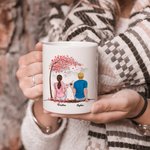 Tasse en céramique blanche personnalisée ennuyeuse pendant des années 11 oz ou 15 oz