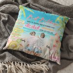 Personnalisé meilleures chiennes se gardant les uns les autres sains d'esprit meilleurs amis sur la plage jeter taie d'oreiller amitié cadeau 