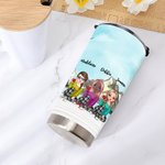Vaso personalizado Best Friends Sitting By The Lake Bird Vaso de 20oz Regalo para el mejor amigo para bebidas frías y calientes