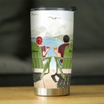 Personalized I'm Keeping You Forever Yours Iceberg View This Couple on Chairs 20oz Tumbler Couple Gift Daily Use