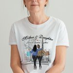 Spersonalizowana koszulka Forever Mother And Daughter Love Never Separates Chat