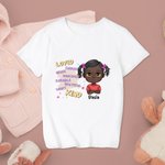 Personnalisé Aimé et Genre Enfant Fille Garçon Saison Scolaire Enfant T-shirt Saison Scolaire Usage Quotidien